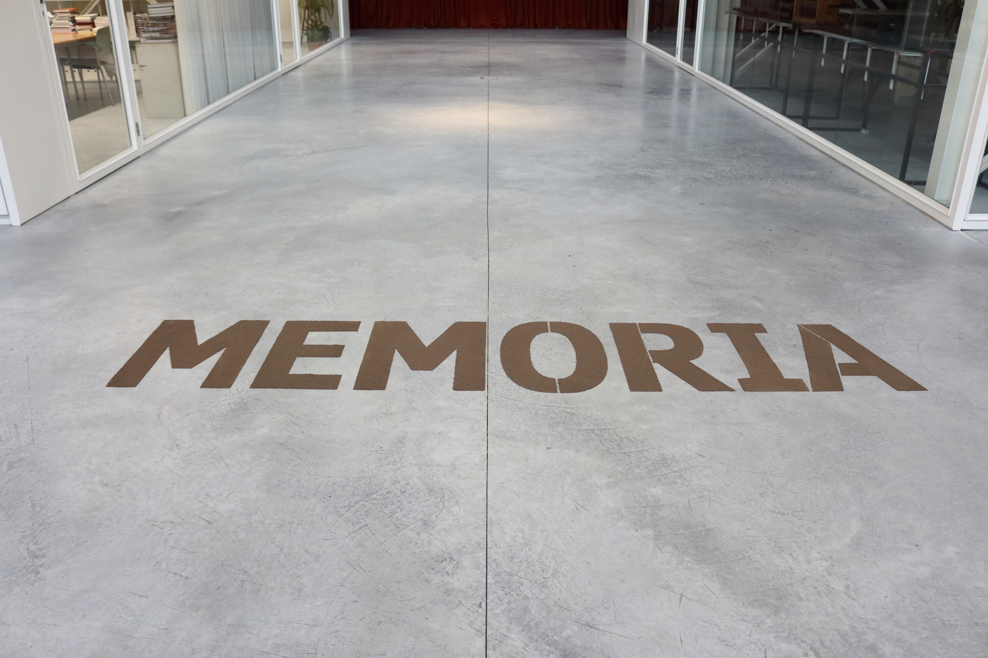 opera Proculcata memoria di Giovanni Fava, progetto Border Lines, Galeria DÍNAMO ESAP a Porto