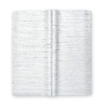 Senza titolo 2015, opera d'arte contemporanea a tecnica mista di cm 130 x 140, appartenente a una collezione privata. La superficie è interamente costituita dalle pagine aperte, distrutte, candide e stratificate di un libro bianco non scritto e smembrato. La superficie si presenta sfilacciata in linee orizzontali. Opera realizzata dall'artista Giovanni Fava.